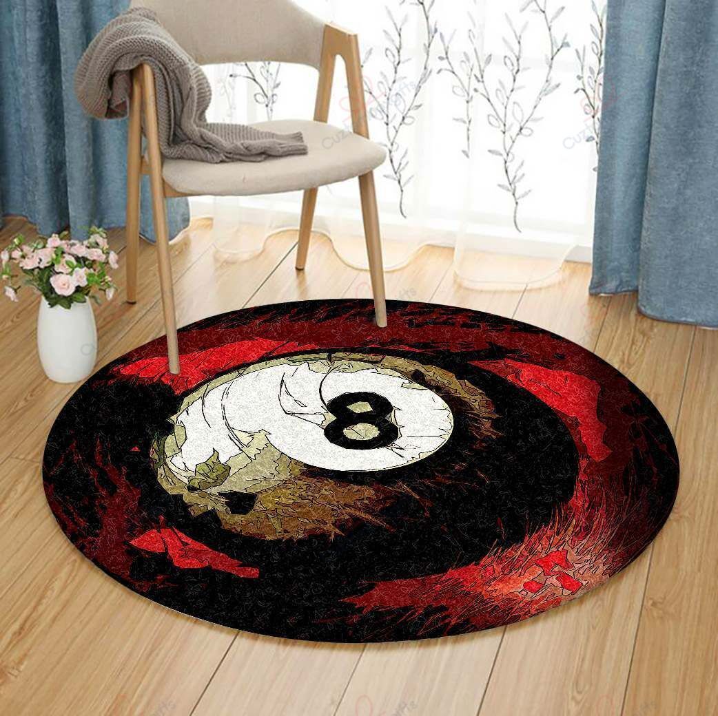 Billiards Round Carpet Floor Rug Living Room Bedroom Decor Round Area Rug Carpet Billiards Round Carpet Floor Rug Living Room Bedroom Decor Round Area Rug Carpet