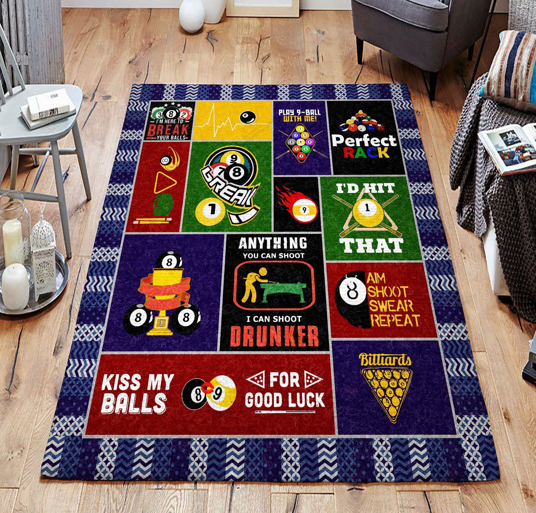 Billiards Rug Sport Decor Gift Floor Decor Living Room Carpet Rug Area Rug - 7882f66b81d8 Billiards Rug Sport Decor Gift Floor Decor Living Room Carpet Rug Area Rug - 7882f66b81d8