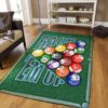 Billiards Rack Em Up Rug Sport Decor Gift Floor Decor Living Room Carpet Rug Area Rug - 3a89ddda9095