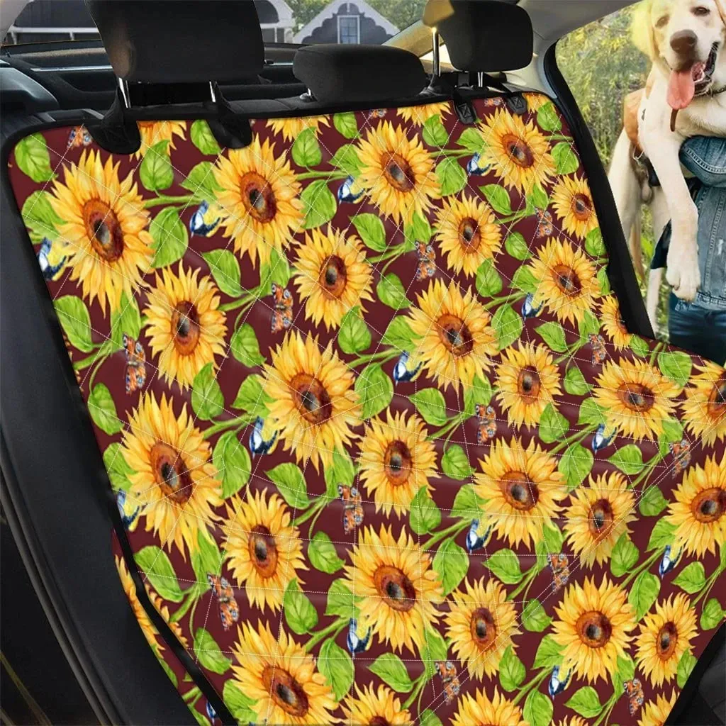 Bird And Butterflies Light Enchanted Sunflowers Car Back Seat Cover Dog Car Seat Covers - ffd5d006475d Bird And Butterflies Light Enchanted Sunflowers Car Back Seat Cover Dog Car Seat Covers - ffd5d006475d