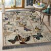 Bird And Butterfly Rug Sport Decor Gift Floor Decor Living Room Carpet Rug Area Rug - 5331926d1314