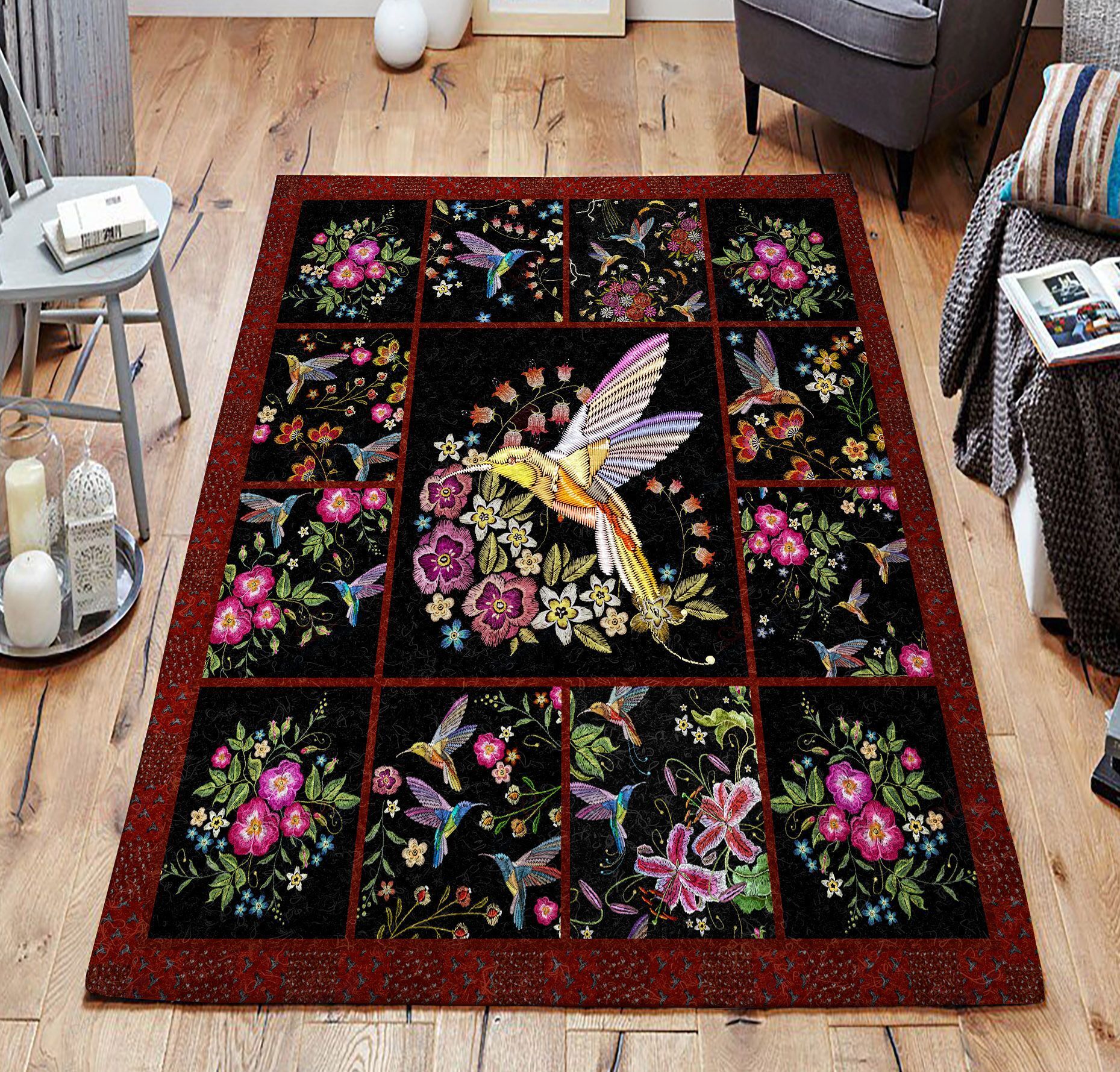 Bird And Flower 01 Rug Sport Decor Gift Floor Decor Living Room Carpet Rug Area Rug - 842034000000 Bird And Flower 01 Rug Sport Decor Gift Floor Decor Living Room Carpet Rug Area Rug - 842034000000
