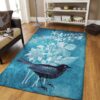 Bird And Flower Rug Sport Decor Gift Floor Decor Living Room Carpet Rug Area Rug - 756d4e0cc0cf