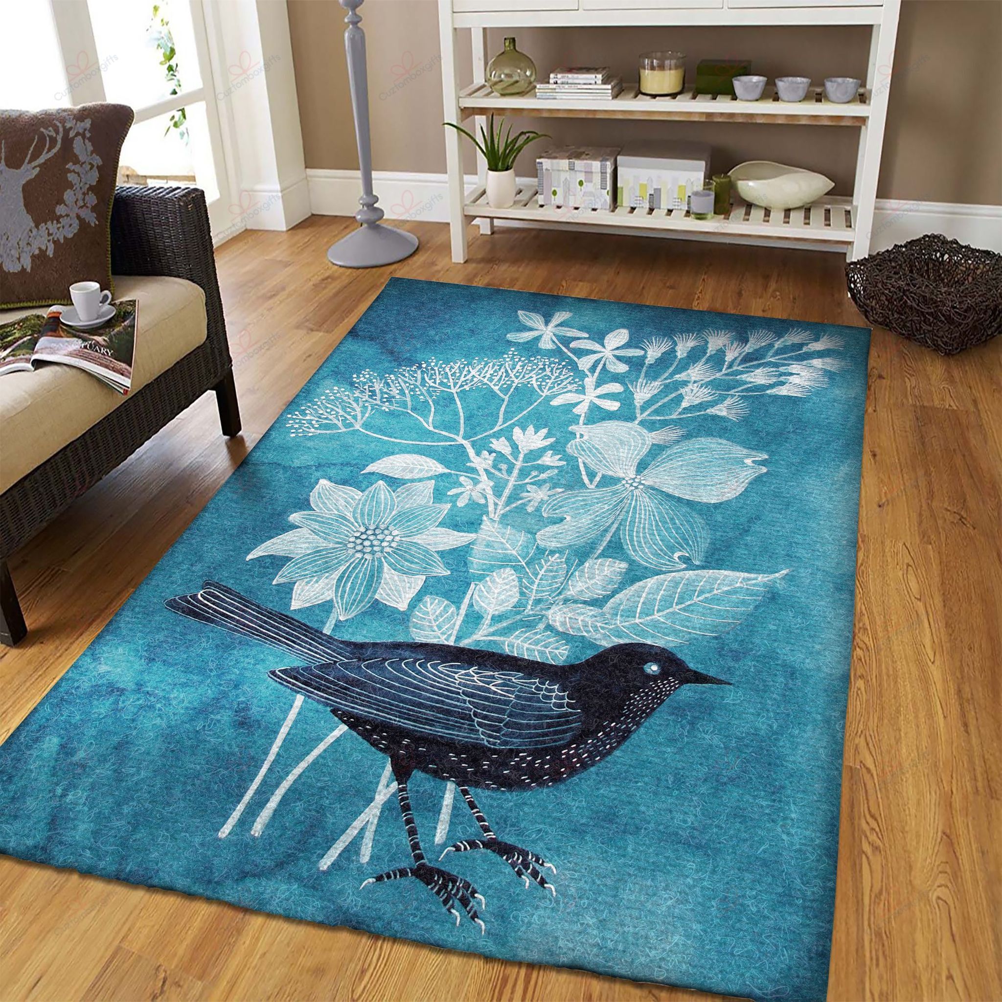 Bird And Flower Rug Sport Decor Gift Floor Decor Living Room Carpet Rug Area Rug - 756d4e0cc0cf Bird And Flower Rug Sport Decor Gift Floor Decor Living Room Carpet Rug Area Rug - 756d4e0cc0cf