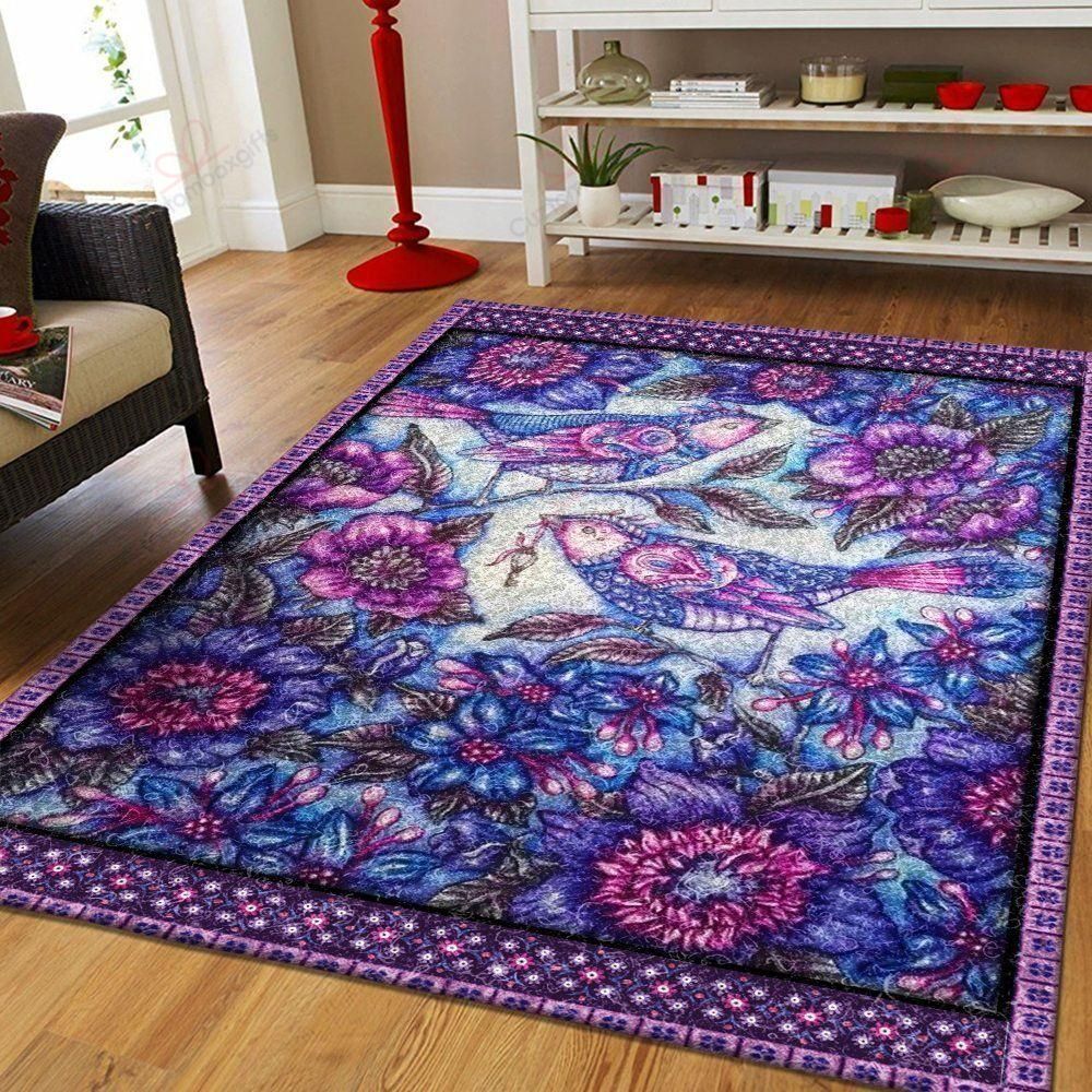 Bird And Flower Rug Sport Decor Gift Floor Decor Living Room Carpet Rug Area Rug - d6ba99bf956a Bird And Flower Rug Sport Decor Gift Floor Decor Living Room Carpet Rug Area Rug - d6ba99bf956a