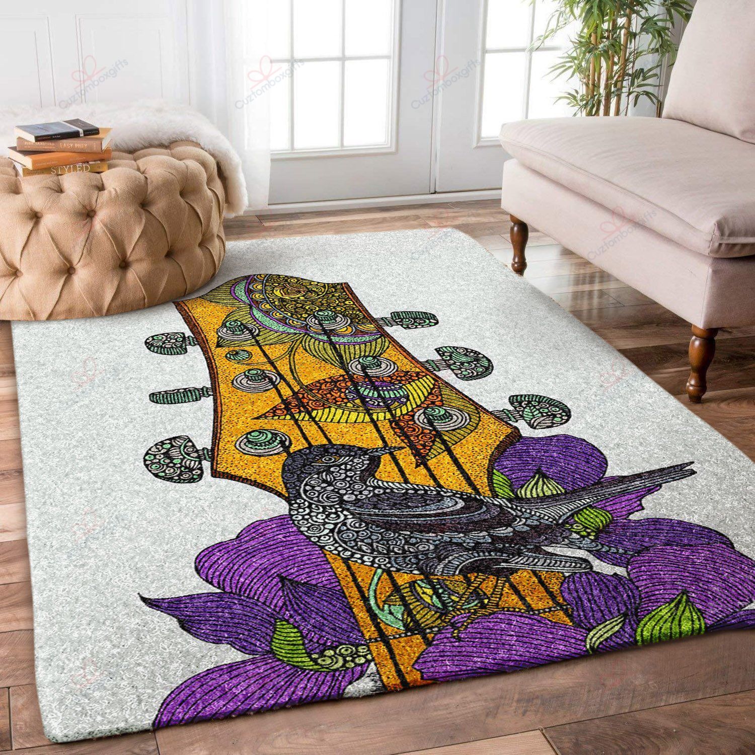 Bird And Guitar Rug Sport Decor Gift Floor Decor Living Room Carpet Rug Area Rug - 0e63f5b32de1 Bird And Guitar Rug Sport Decor Gift Floor Decor Living Room Carpet Rug Area Rug - 0e63f5b32de1