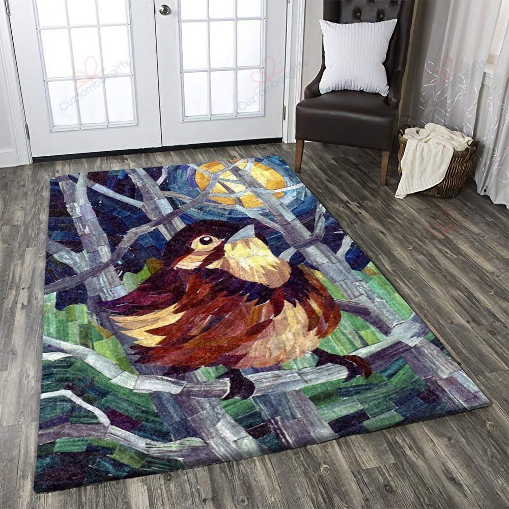 Bird And Moon Rug Sport Decor Gift Floor Decor Living Room Carpet Rug Area Rug - b297beede324 Bird And Moon Rug Sport Decor Gift Floor Decor Living Room Carpet Rug Area Rug - b297beede324