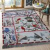 Bird And Snow Rug Sport Decor Gift Floor Decor Living Room Carpet Rug Area Rug - 4c76a2149acc