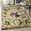 Bird And Spring Rug Sport Decor Gift Floor Decor Living Room Carpet Rug Area Rug - 735a4dff7a10