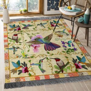 Bird And Spring Rug Sport Decor Gift Floor Decor Living Room Carpet Rug Area Rug - 735a4dff7a10