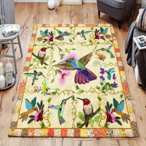 Bird And Spring Rug Sport Decor Gift Floor Decor Living Room Carpet Rug Area Rug - e2a0f4690988
