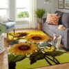 Bird And Sunflower 1 Rug Sport Decor Gift Floor Decor Living Room Carpet Rug Area Rug - 121673e558f4