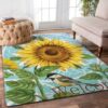 Bird And Sunflower Rug Sport Decor Gift Floor Decor Living Room Carpet Rug Area Rug - e3eb568a3f9f