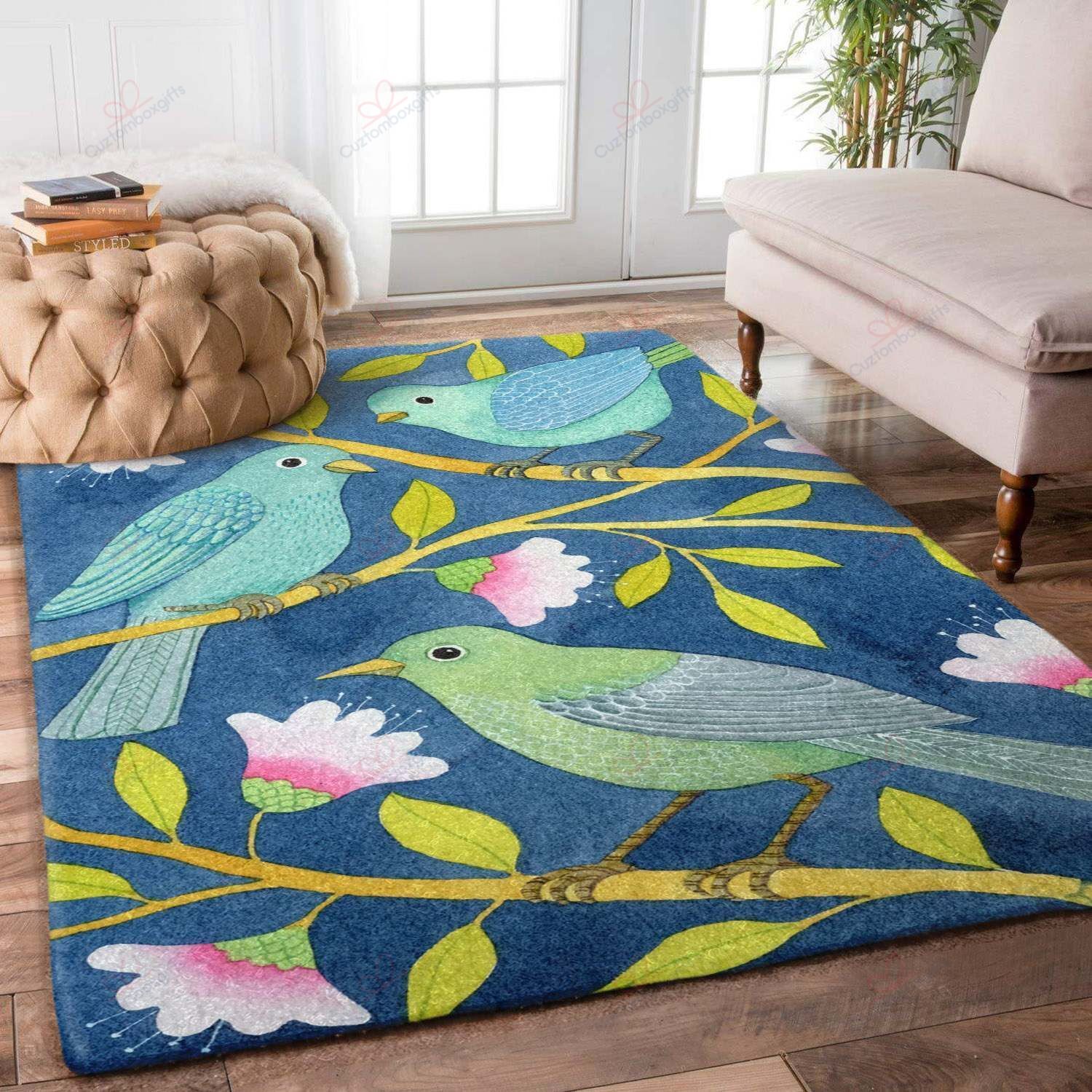 Bird Blossom Rug Sport Decor Gift Floor Decor Living Room Carpet Rug Area Rug - 247cb7f2c8dc Bird Blossom Rug Sport Decor Gift Floor Decor Living Room Carpet Rug Area Rug - 247cb7f2c8dc