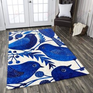 Bird Blue Art Rug Sport Decor Gift Floor Decor Living Room Carpet Rug Area Rug - db664176afc0