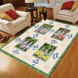 Bird Butterfly Rug Sport Decor Gift Floor Decor Living Room Carpet Rug Area Rug - 6f8a612889c6