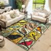Bird Calendar Rug Sport Decor Gift Floor Decor Living Room Carpet Rug Area Rug - 017606a78237