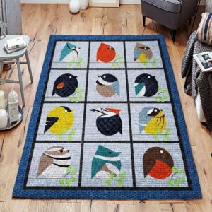 Bird Cartoon Rug Sport Decor Gift Floor Decor Living Room Carpet Rug Area Rug - fdecad01689c