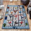 Bird Drawing Rug Sport Decor Gift Floor Decor Living Room Carpet Rug Area Rug - 9159e80588a1