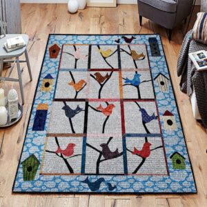Bird Drawing Rug Sport Decor Gift Floor Decor Living Room Carpet Rug Area Rug - 9159e80588a1
