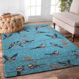 Bird Family Rug Sport Decor Gift Floor Decor Living Room Carpet Rug Area Rug - c5979b1dc034