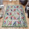 Bird Floral Rug Sport Decor Gift Floor Decor Living Room Carpet Rug Area Rug - 05f513eb2824