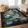 Bird Flower Rug Sport Decor Gift Floor Decor Living Room Carpet Rug Area Rug - d63a93c126af