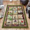 Bird Flower Picture Rug Sport Decor Gift Floor Decor Living Room Carpet Rug Area Rug - a8c5370cf96d
