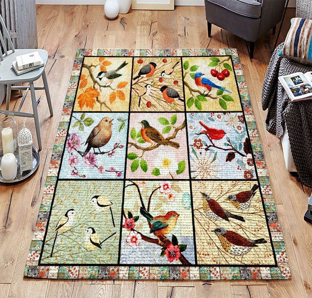Bird Flower Pink Pretty Rug Sport Decor Gift Floor Decor Living Room Carpet Rug Area Rug - 56f16be22d8c Bird Flower Pink Pretty Rug Sport Decor Gift Floor Decor Living Room Carpet Rug Area Rug - 56f16be22d8c