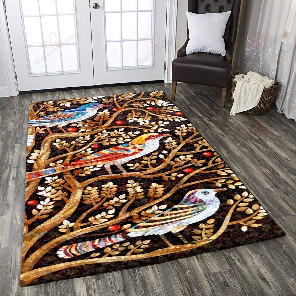 Bird Golden Flower Rug Sport Decor Gift Floor Decor Living Room Carpet Rug Area Rug - 2a5ca328d565 Bird Golden Flower Rug Sport Decor Gift Floor Decor Living Room Carpet Rug Area Rug - 2a5ca328d565