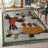 Bird Nest Rug Sport Decor Gift Floor Decor Living Room Carpet Rug Area Rug - b4f85667e553