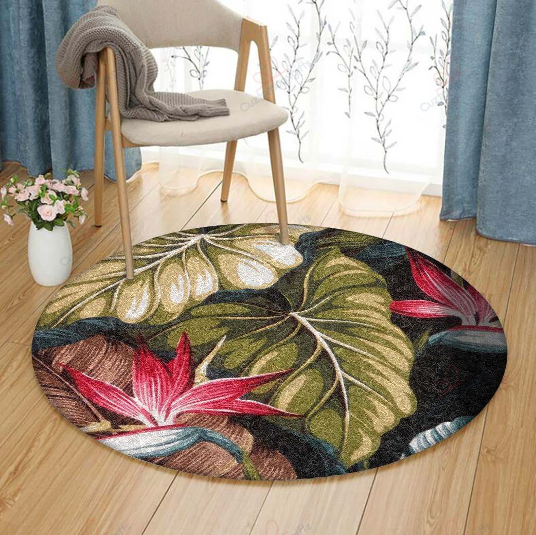Bird Of Paradise Round Carpet Floor Rug Living Room Bedroom Decor Round Area Rug Carpet Bird Of Paradise Round Carpet Floor Rug Living Room Bedroom Decor Round Area Rug Carpet