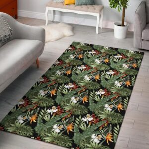 Bird Of Paradise Pattern 2 Rug Sport Decor Gift Floor Decor Living Room Carpet Rug Area Rug - 5108372158b3