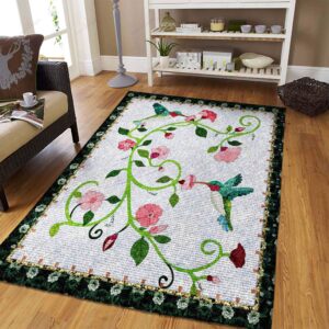 Bird Pattern 1 Rug Sport Decor Gift Floor Decor Living Room Carpet Rug Area Rug - d8ed5e6714a0