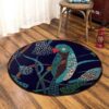 Bird Pattern 5 Round Carpet Floor Rug Living Room Bedroom Decor Round Area Rug Carpet