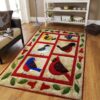 Bird Pattern Rug Sport Decor Gift Floor Decor Living Room Carpet Rug Area Rug - 3f9b0dd2a778