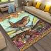 Bird Pattern Rug Sport Decor Gift Floor Decor Living Room Carpet Rug Area Rug - a98892b6ab4a