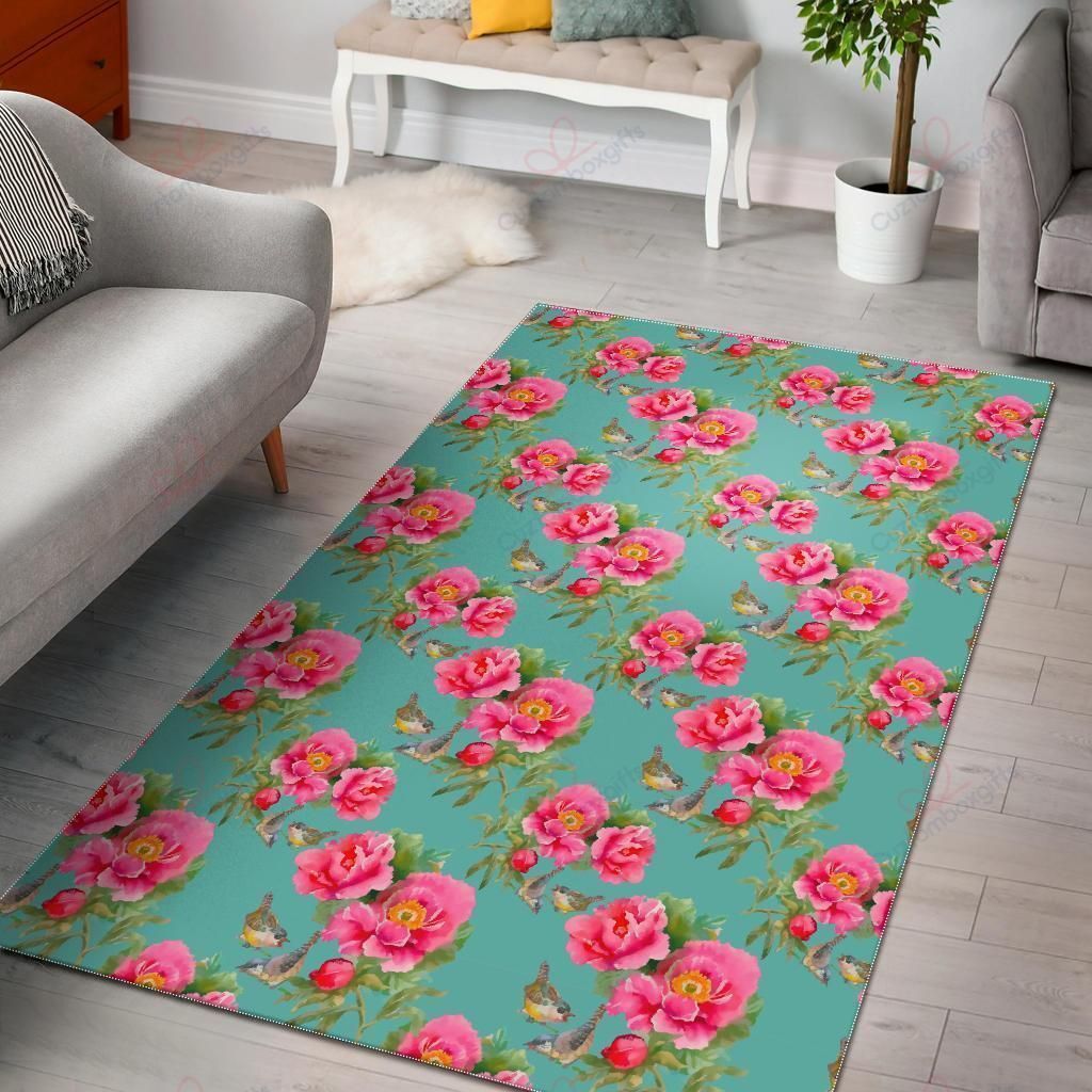 Bird Pink Floral Flower Pattern Rug Sport Decor Gift Floor Decor Living Room Carpet Rug Area Rug - c56f6eaca893 Bird Pink Floral Flower Pattern Rug Sport Decor Gift Floor Decor Living Room Carpet Rug Area Rug - c56f6eaca893