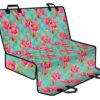 Bird Pink Floral Flower Pattern Print Pet Car Back Seat Cover - 044cb4a12027