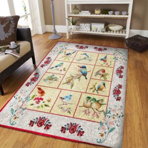 Bird Pretty Picture Rug Sport Decor Gift Floor Decor Living Room Carpet Rug Area Rug - f8c1eec80fb7