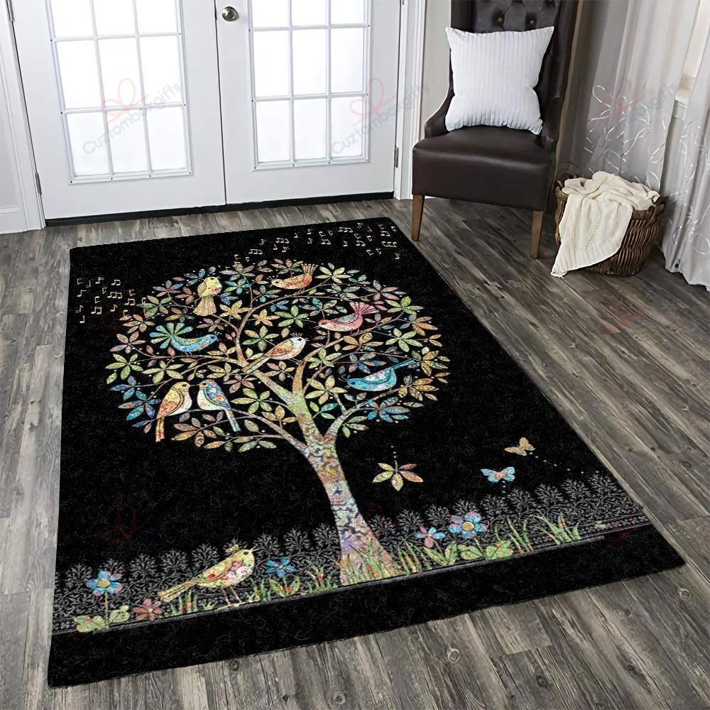 Bird Tree Rug Sport Decor Gift Floor Decor Living Room Carpet Rug Area Rug - f11668df265f Bird Tree Rug Sport Decor Gift Floor Decor Living Room Carpet Rug Area Rug - f11668df265f