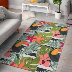 Bird Tropical Spring Rug Sport Decor Gift Floor Decor Living Room Carpet Rug Area Rug - a5963f2eeaca