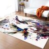 Bird Watercolor Rug Sport Decor Gift Floor Decor Living Room Carpet Rug Area Rug - 25ce1b8a518b