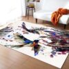 Bird Watercolor Rug Sport Decor Gift Floor Decor Living Room Carpet Rug Area Rug - 34e07e24e0a0