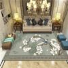 Bird White Flower Rug Sport Decor Gift Floor Decor Living Room Carpet Rug Area Rug - 57911d6618c1