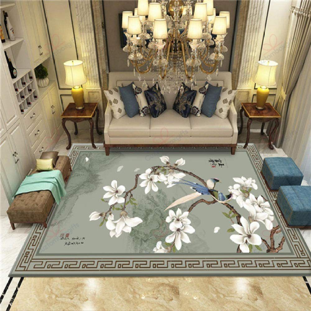 Bird White Flower Rug Sport Decor Gift Floor Decor Living Room Carpet Rug Area Rug - 57911d6618c1 Bird White Flower Rug Sport Decor Gift Floor Decor Living Room Carpet Rug Area Rug - 57911d6618c1