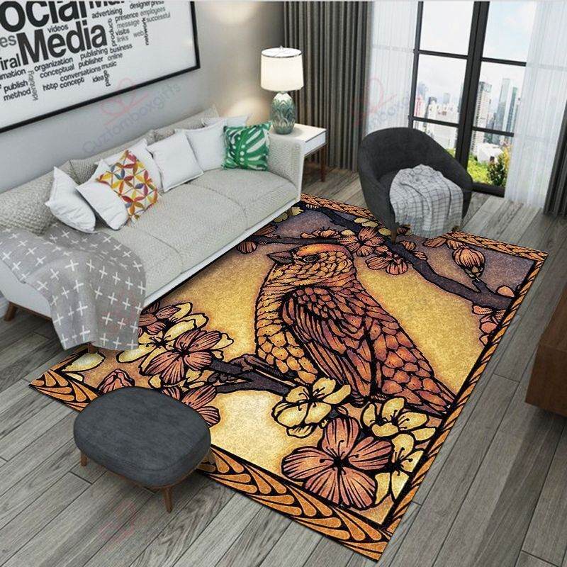 Bird Yellow Flowers Rug Sport Decor Gift Floor Decor Living Room Carpet Rug Area Rug - 77d95ccde964 Bird Yellow Flowers Rug Sport Decor Gift Floor Decor Living Room Carpet Rug Area Rug - 77d95ccde964