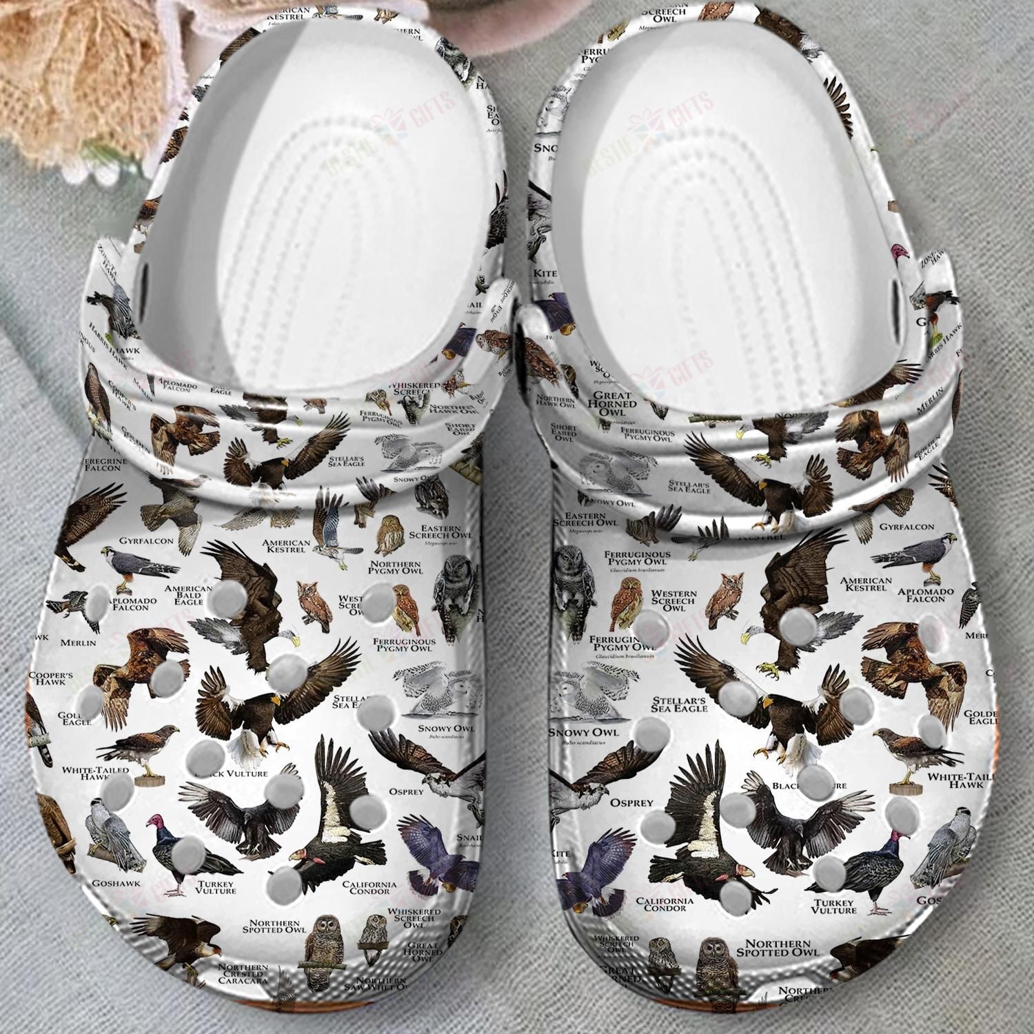 Birds Of Prey Crocs Clog Classic Clogs Shoes Birds Of Prey Crocs Clog Classic Clogs Shoes