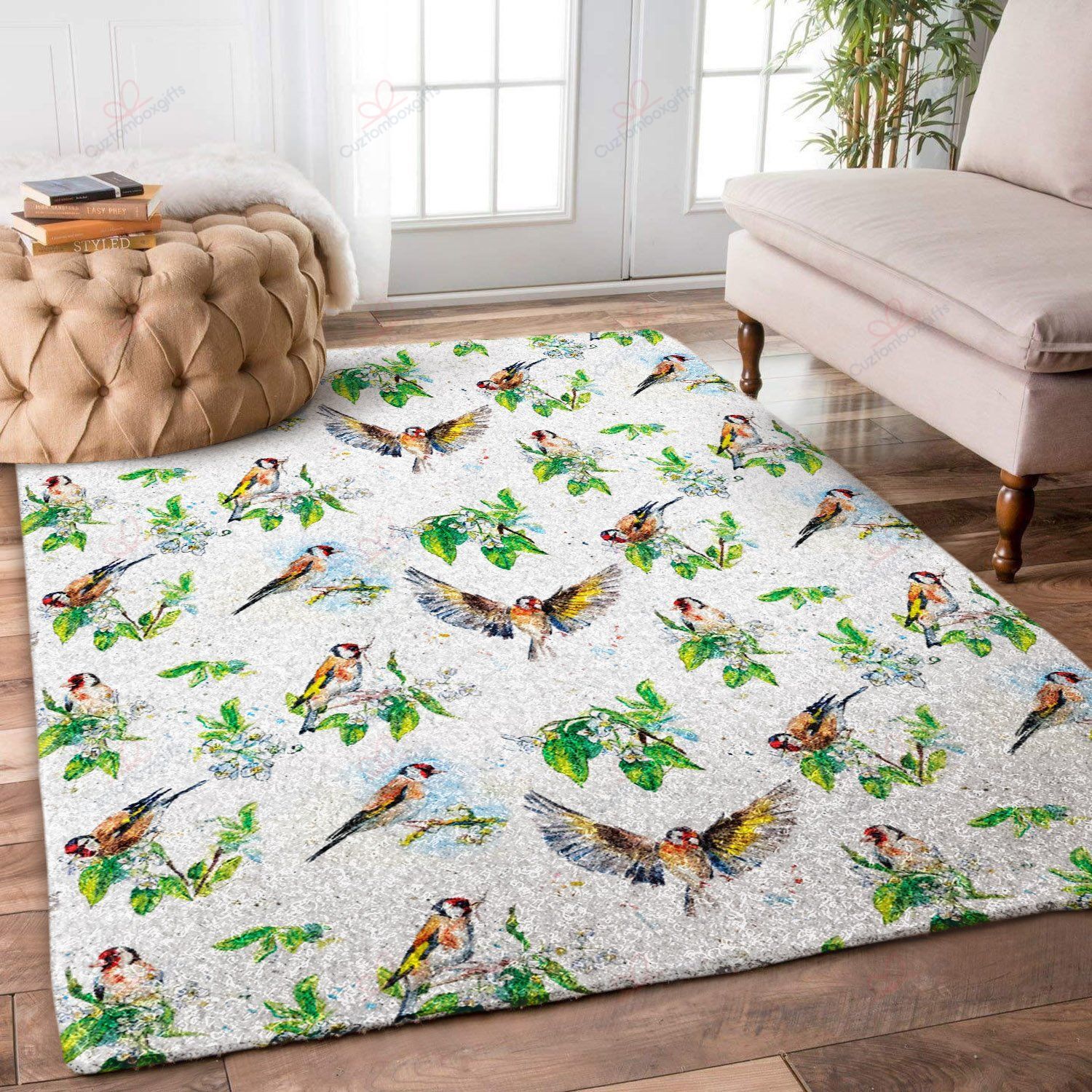 Birds On Branch Rug Sport Decor Gift Floor Decor Living Room Carpet Rug Area Rug - 984cdad1da71 Birds On Branch Rug Sport Decor Gift Floor Decor Living Room Carpet Rug Area Rug - 984cdad1da71