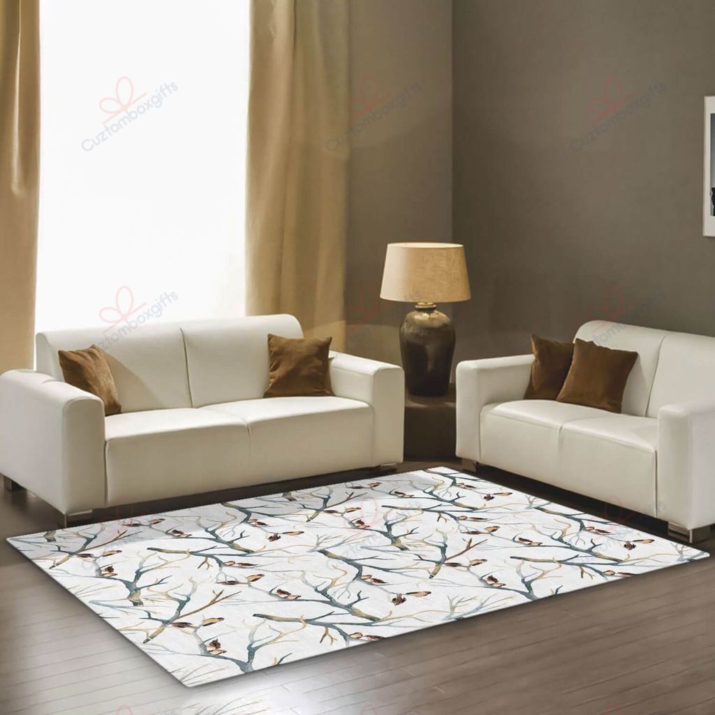 Birds On Branch Tree Rug Sport Decor Gift Floor Decor Living Room Carpet Rug Area Rug - a924fcd20da5 Birds On Branch Tree Rug Sport Decor Gift Floor Decor Living Room Carpet Rug Area Rug - a924fcd20da5
